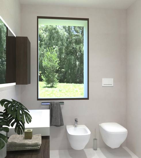 Bagno piastrelle effetto Effetto 3D Effetto Resina colore BIANCO MATCHA LIGHT MICRO BIANCO