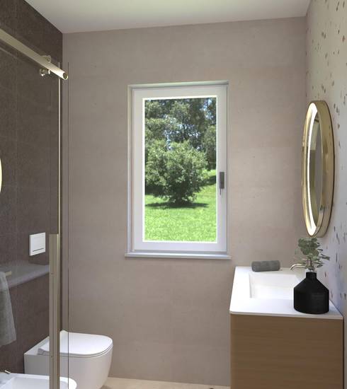 Bathroom project Stone 3D Decor Box Resin effect MICRO TORTORA TORTORA MICRO TERRA TORTORA BRILLANTE SASSI TORTORA BEIGE color tiles
