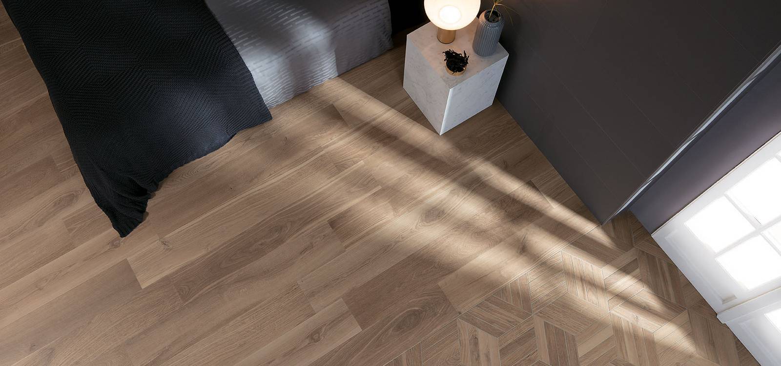 Image d'ambiance , réalisée avec des carreaux de la collection : FAPNEST – Beige