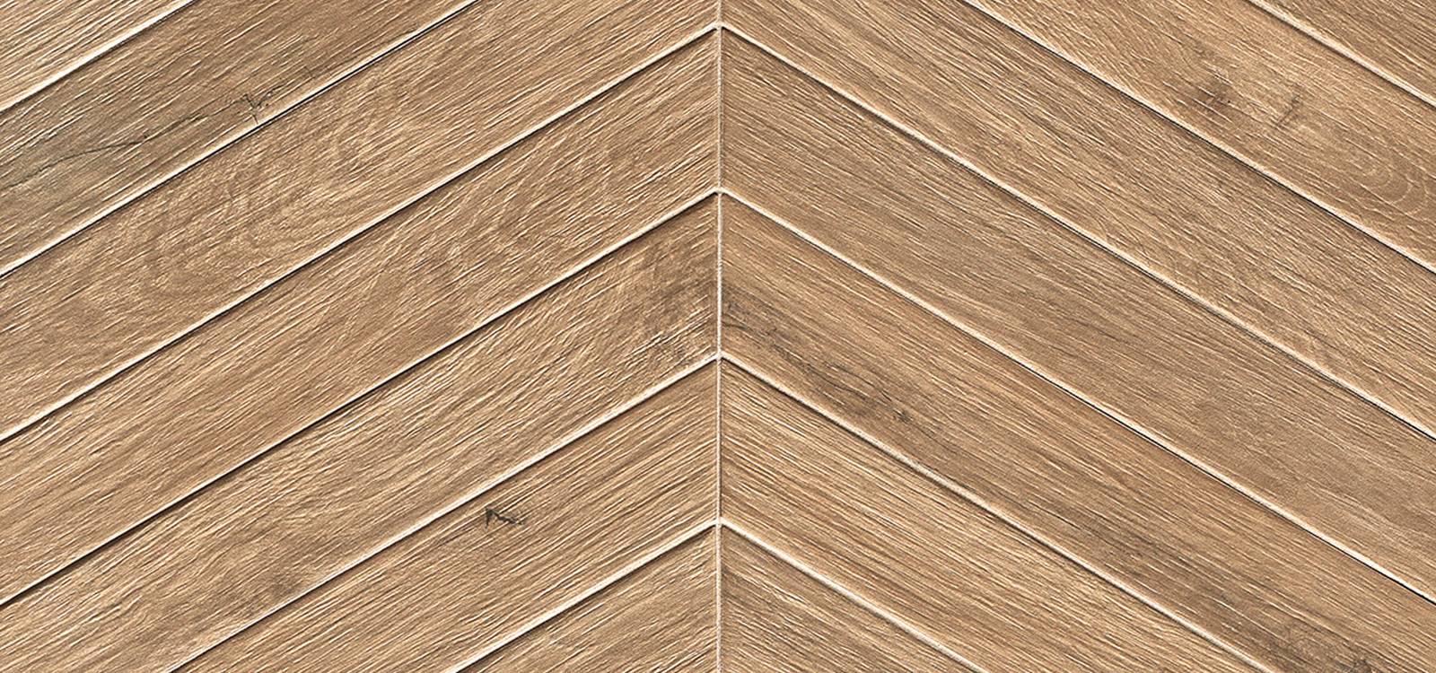 Image d'ambiance , réalisée avec des carreaux de la collection : PLEIN AIR – Marron