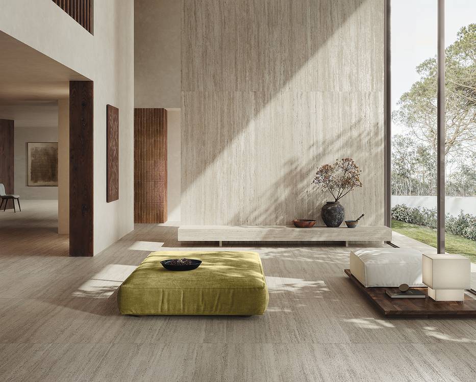 Room view House, created with tiles from the collection: MATERIA CLASSICA – Beige