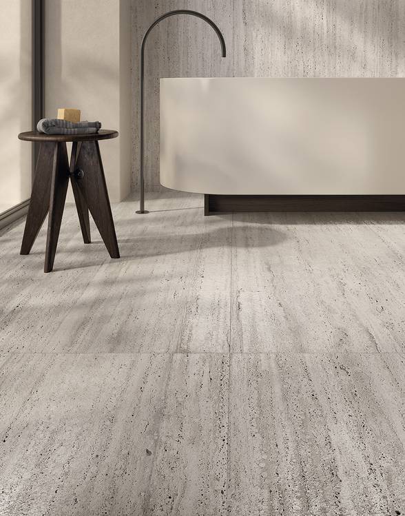 Immagine ambiente , realizzato con piastrelle della collezione: MATERIA - Bianco