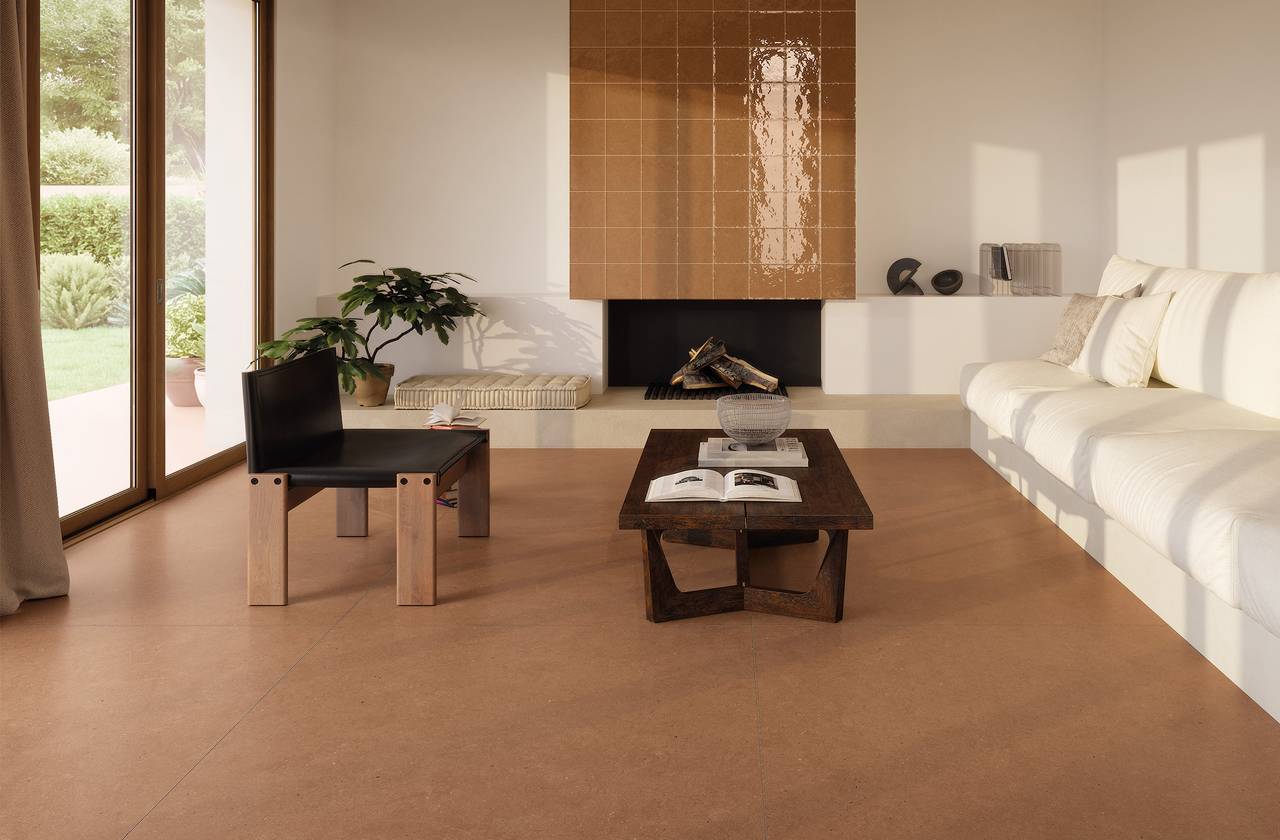 Интерьер Каза, оформленный плиткой из коллекции: ПЛИТКА MATERIA PURA PORCELAIN – Альтри