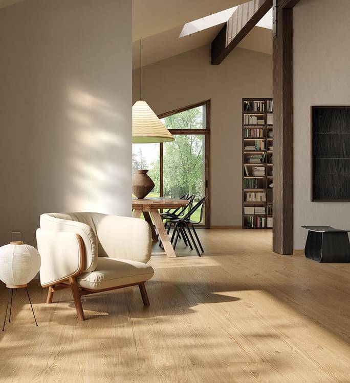 Room view House, created with tiles from the collection: PLEIN AIR – Beige