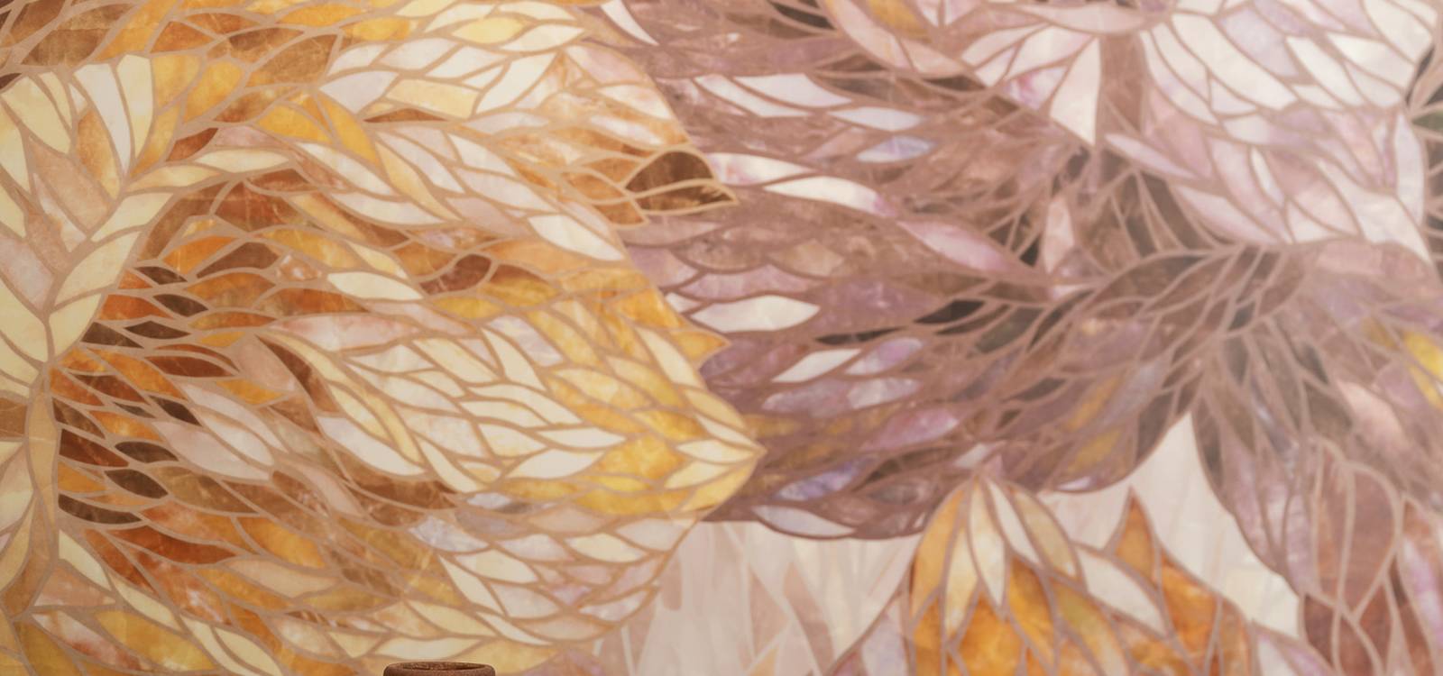 Immagine ambiente , realizzato con piastrelle della collezione: ROMA GOLD - Bianco