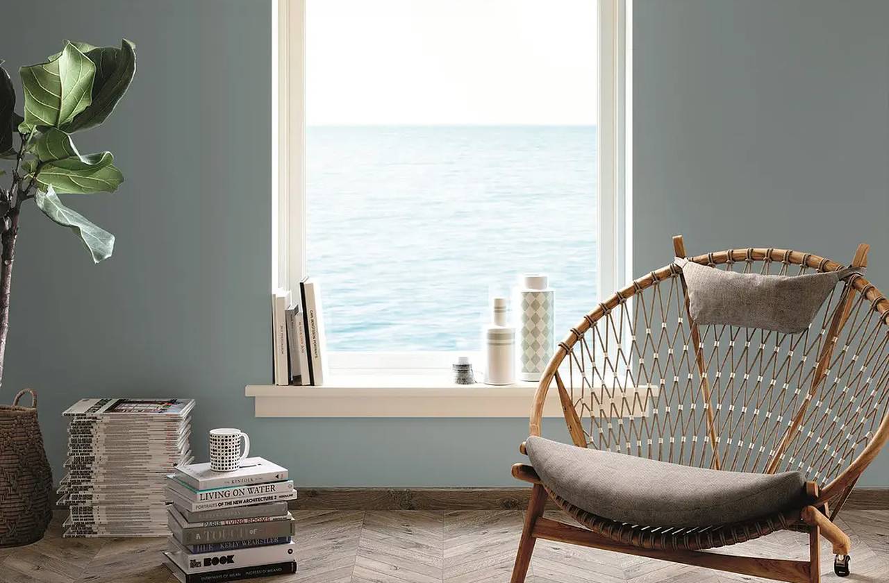 Room view House, created with tiles from the collection: ROOTS – Grey
