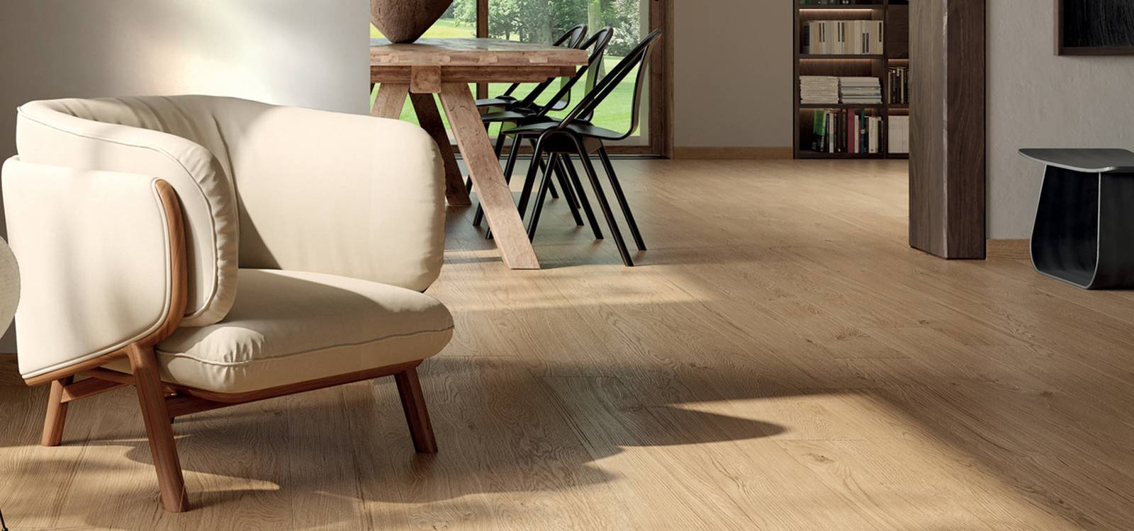 Room view House, created with tiles from the collection: PLEIN AIR – Beige