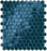 Preview image of the article BLU NAVY ROUND MOSAICO size 29.5x35 from the GLIM collection.