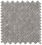 Preview image of the article GREY GRES MOSAICO SPINA MATT size 30x30 from the MAKU collection.