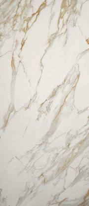 Preview image of the article CALACATTA ORO size 120x278 from the ROMA GOLD collection.