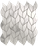 Preview image of the article CARRARA SUPERIORE LEAVES MOSAICO BRILLANTE size 25.9x30.9 from the ROMA GOLD collection.