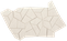 Preview image of the article WHITE GRES FLY MOSAICO size 25x41.5 from the SHEER collection.