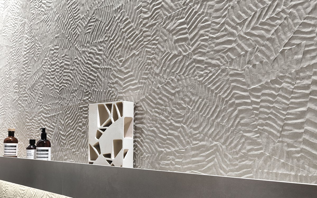 3D-Keramik: die dritte Dimension der Wand