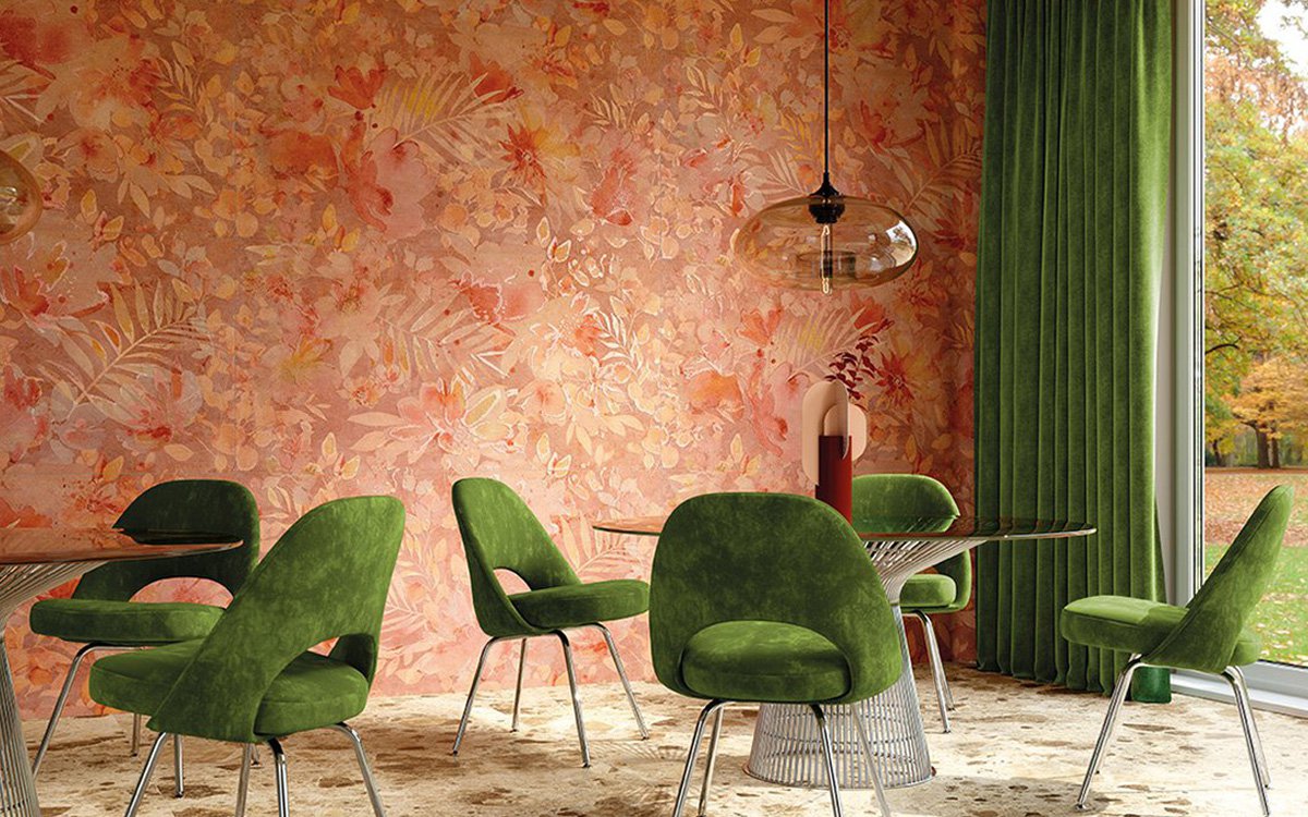 Interior design with Autumn colour harmonies