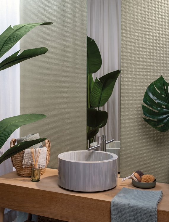 Immagine ambiente Bagno, realizzato con piastrelle della collezione: OLTRE IL COLORE - Altri