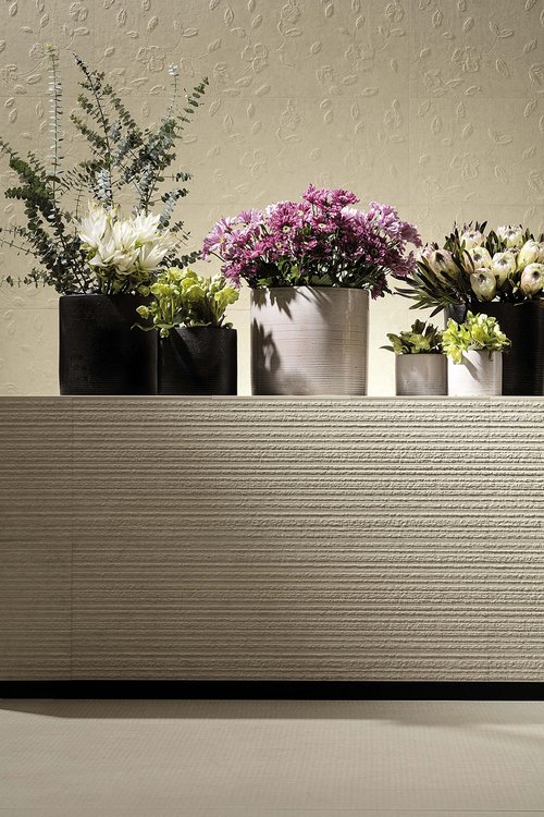 Immagine ambiente , realizzato con piastrelle della collezione: LUMINA STONE - Beige