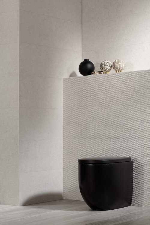 Immagine ambiente , realizzato con piastrelle della collezione: LUMINA STONE - Beige