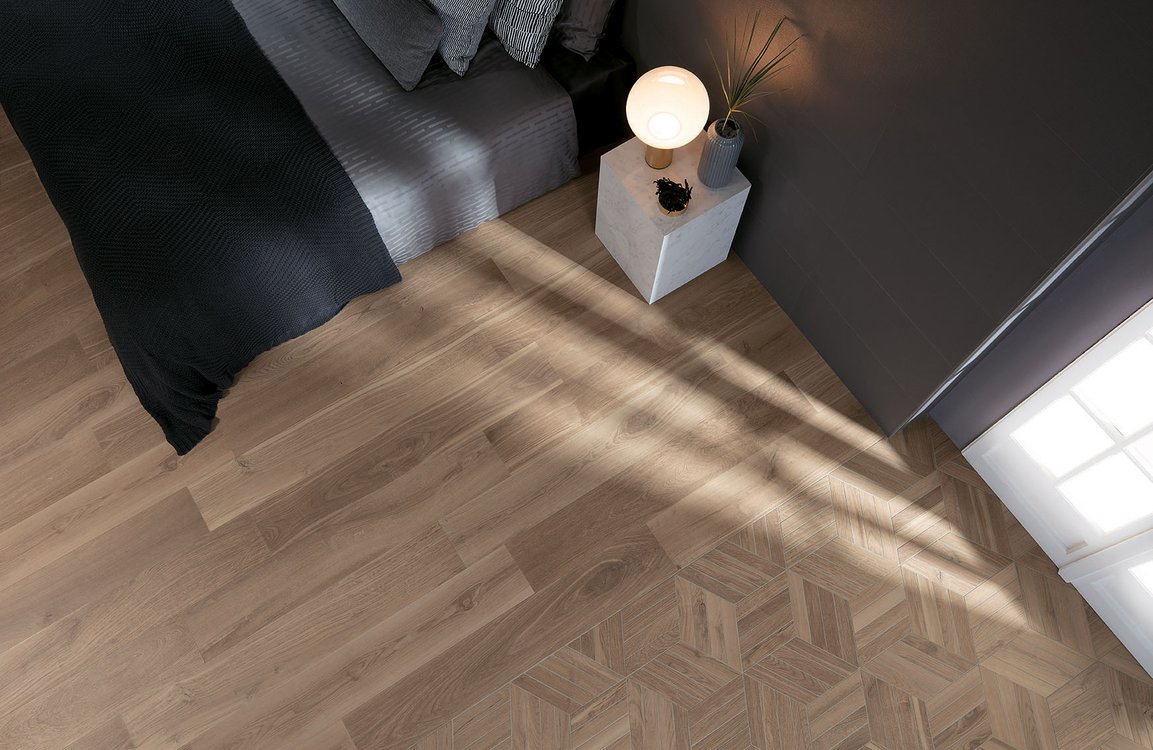 Room view , created with tiles from the collection: FAPNEST – Beige