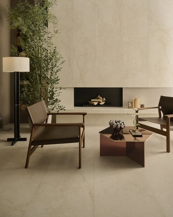 Room view House, created with tiles from the collection: DESERT – Beige