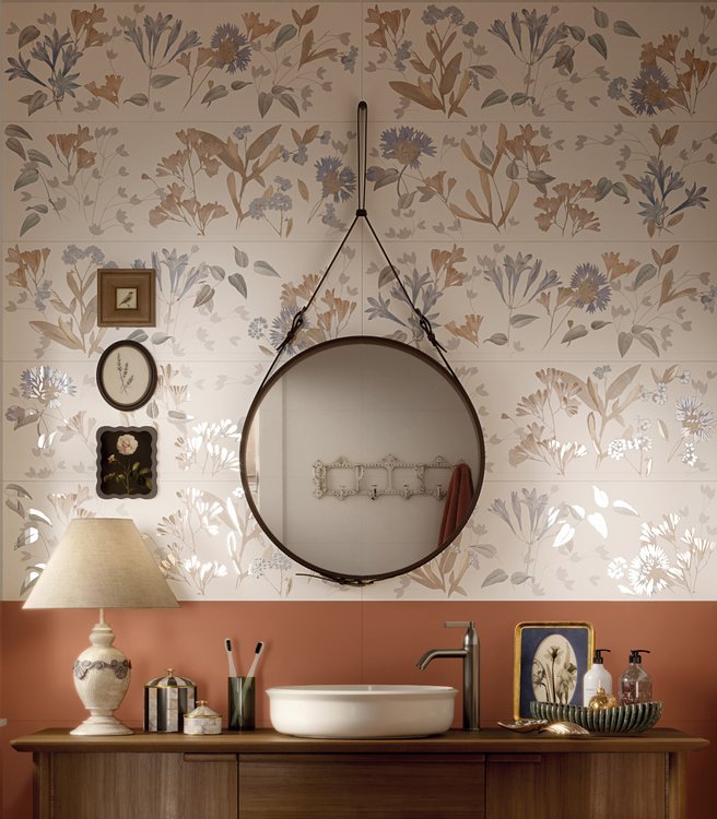 Immagine ambiente , realizzato con piastrelle della collezione: OLTRE IL COLORE - Bianco
