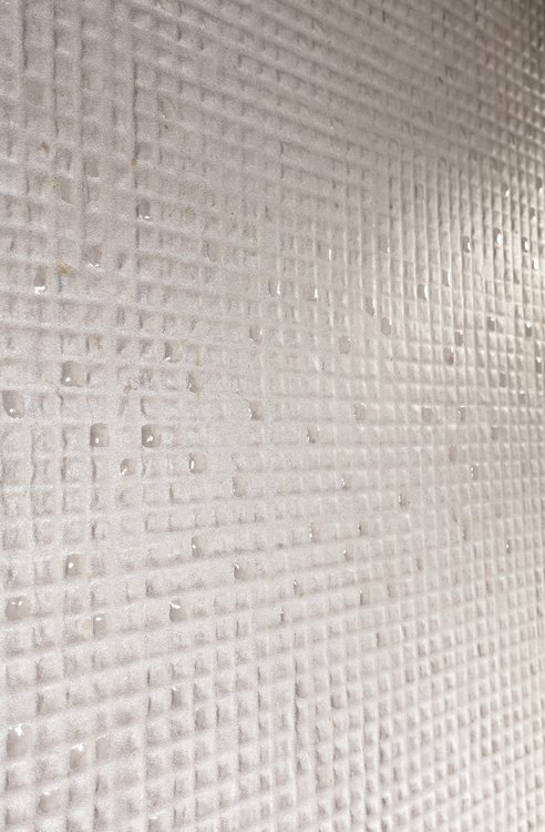 Room view , created with tiles from the collection: MATERIA PURA 50x120 – White