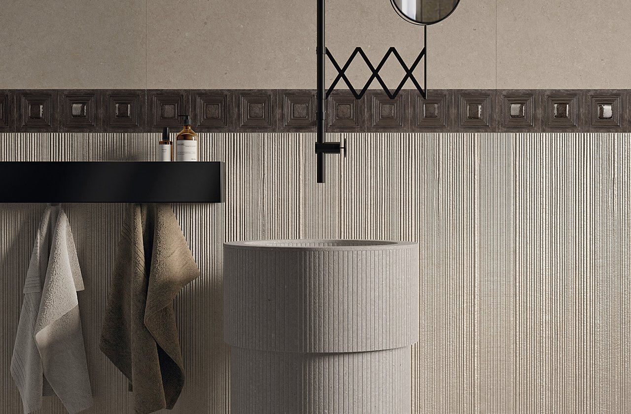 Piastrelle color Grigio FAP Ceramiche - MATERIA PURA porcelain tiles