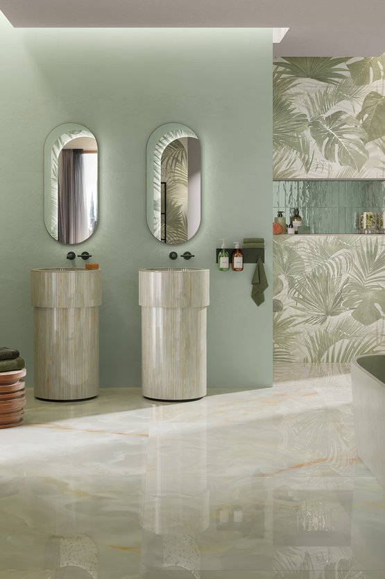Image d'ambiance , réalisée avec des carreaux de la collection : FAP EXXTRA 80X160 –  FAP EXXTRA 80X160