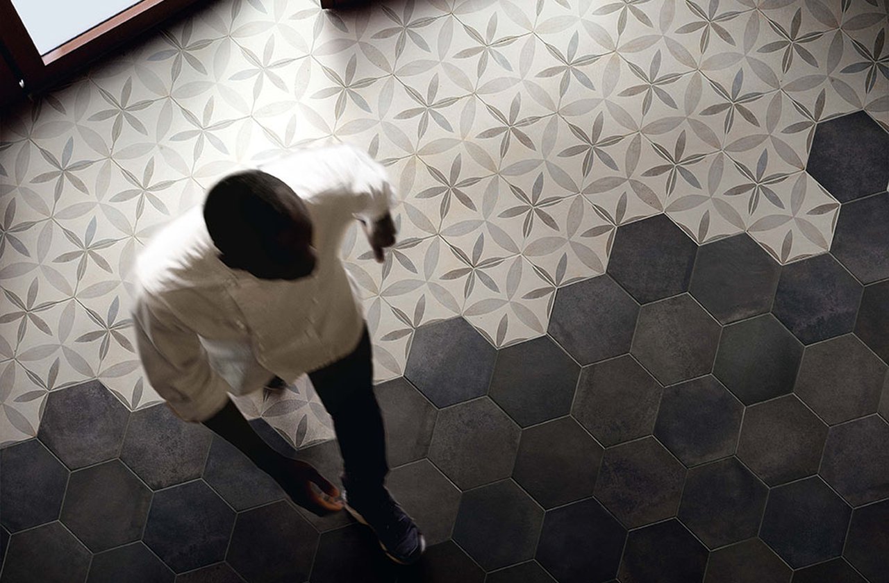 Terracotta-effect tiles