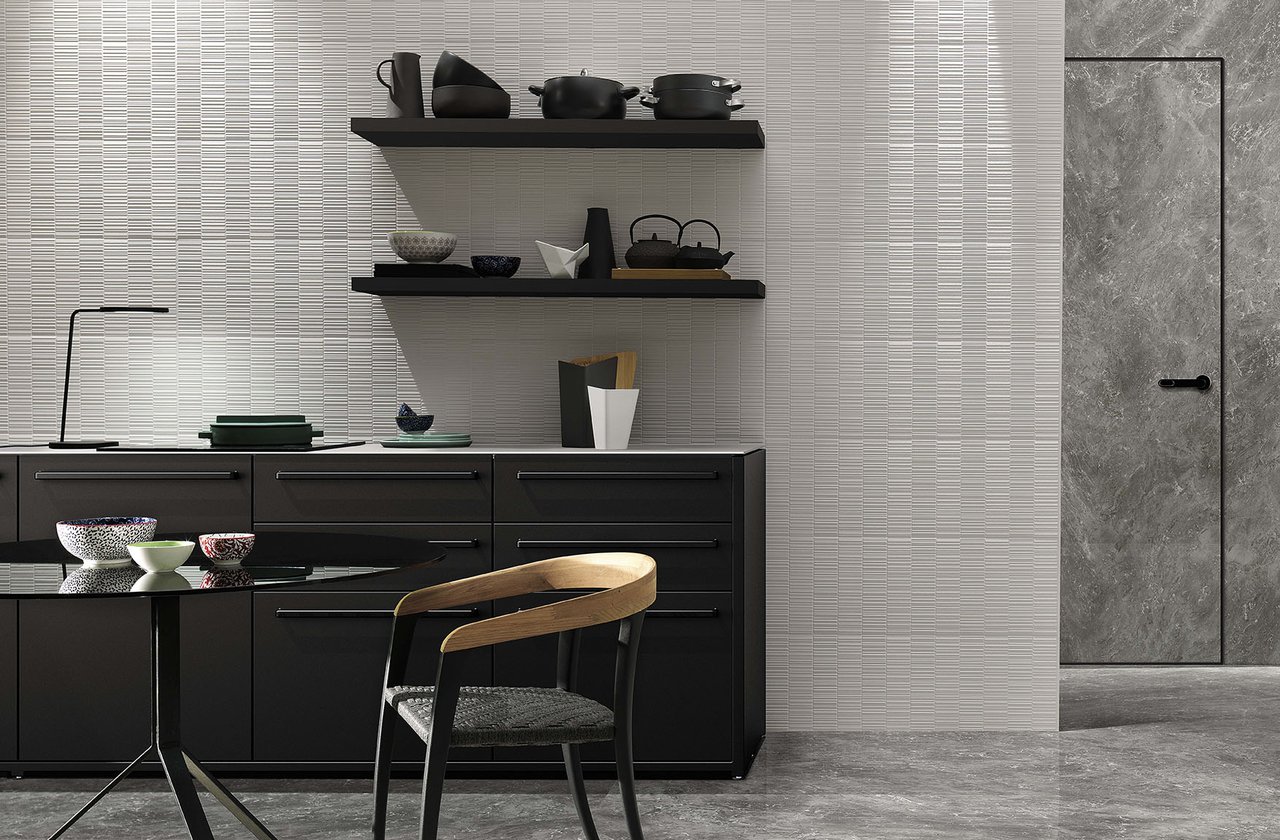 Tiles color Grey FAP Ceramiche - LUMINA 30,5X91,5