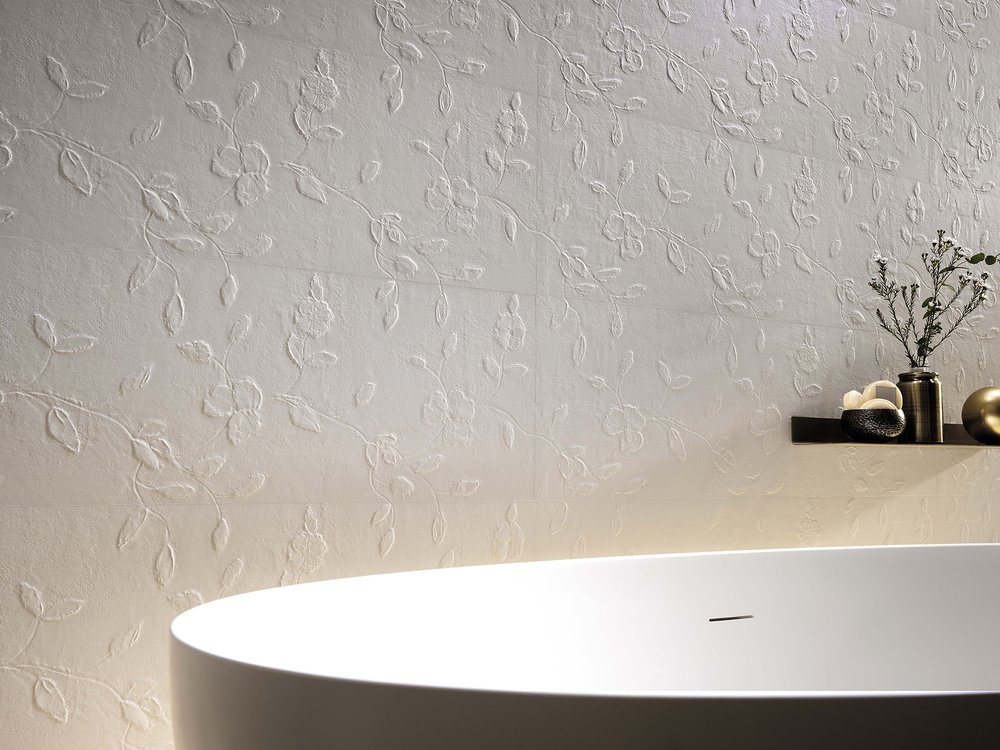 Интерьер , оформленный плиткой из коллекции: LUMINA 30,5X91,5 – WHITE