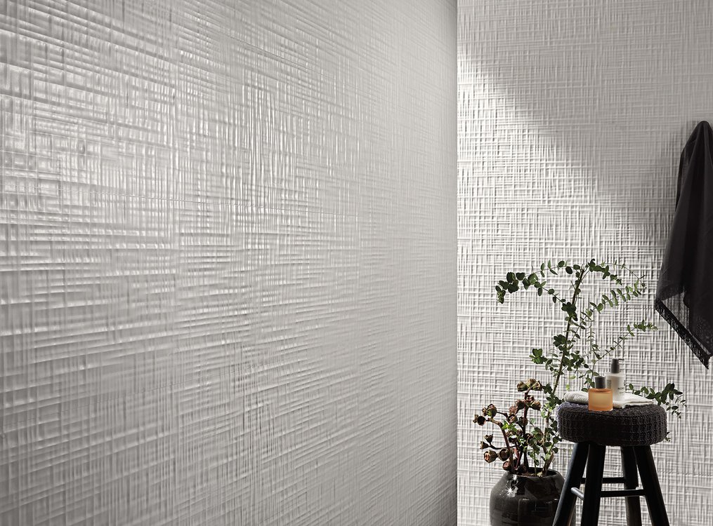 Интерьер , оформленный плиткой из коллекции: LUMINA 30,5X91,5 – WHITE