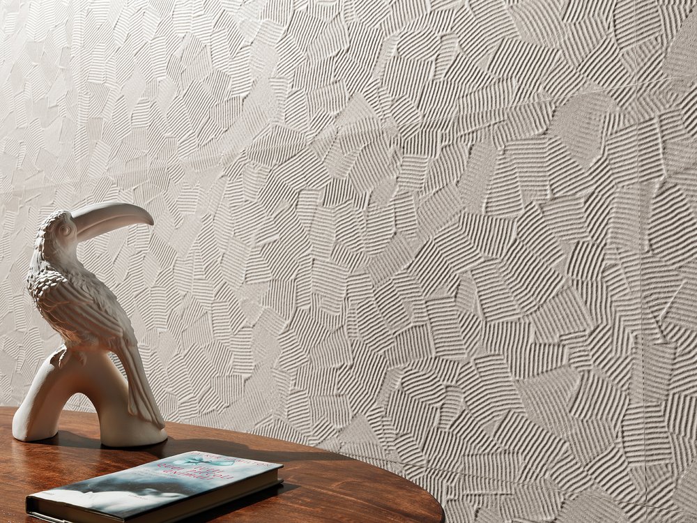 Интерьер , оформленный плиткой из коллекции: LUMINA SAND ART – WHITE, Ocra