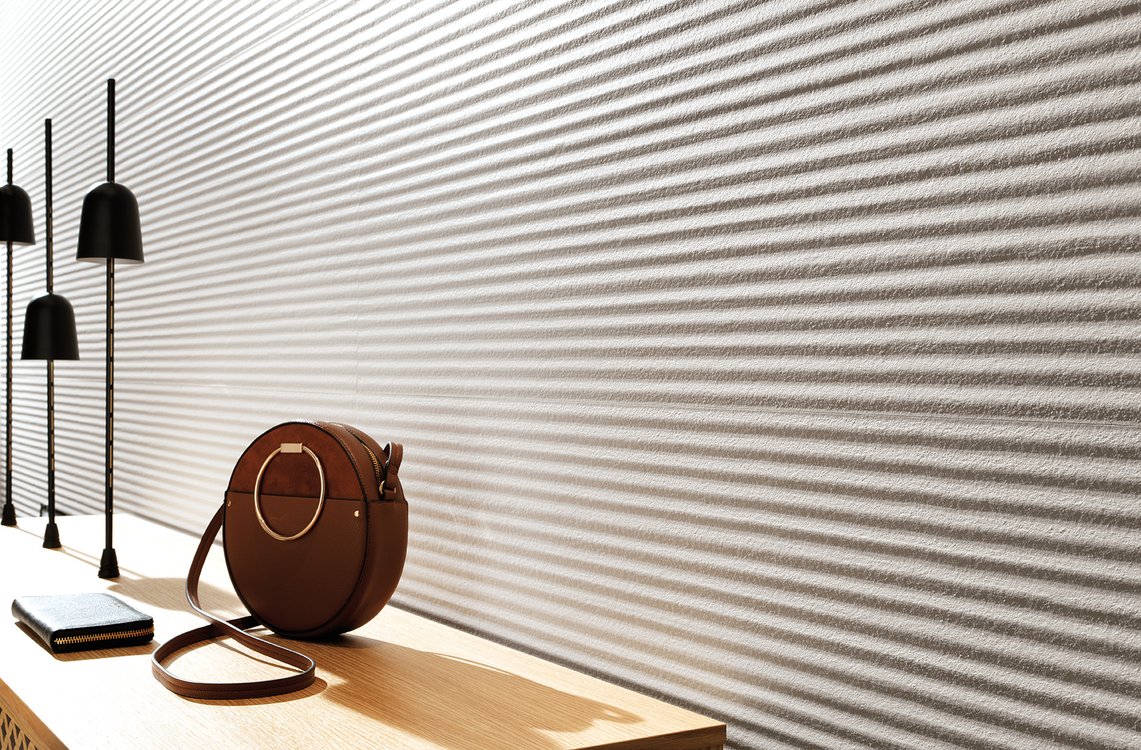 Интерьер , оформленный плиткой из коллекции: LUMINA SAND ART – WHITE, СЕРЫЙ