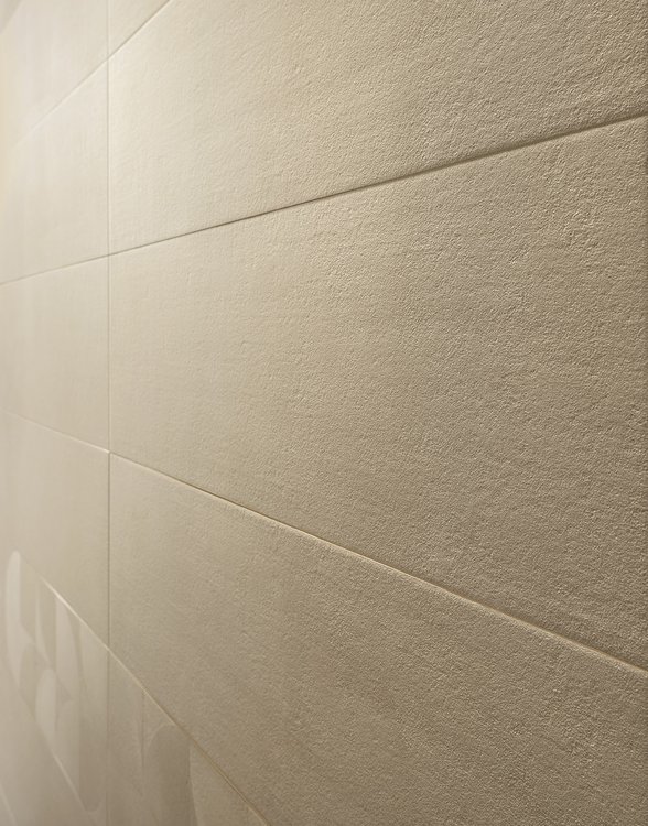 Immagine ambiente , realizzato con piastrelle della collezione: MAT&MORE - Beige
