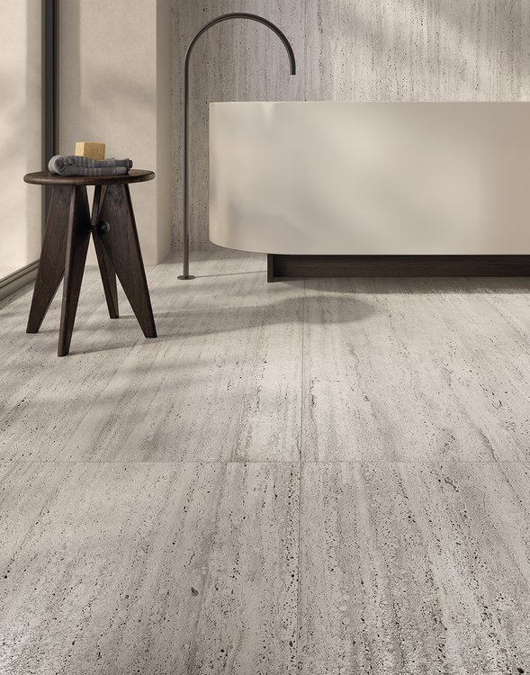 Room view , created with tiles from the collection: MATERIA CLASSICA – White