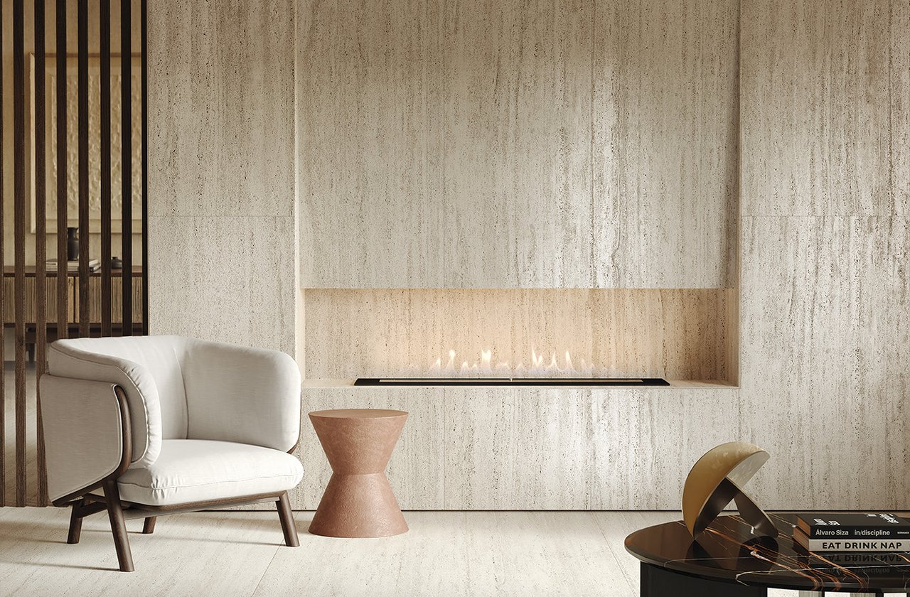 Room view House, created with tiles from the collection: MATERIA CLASSICA – Beige MATERIA CLASSICA