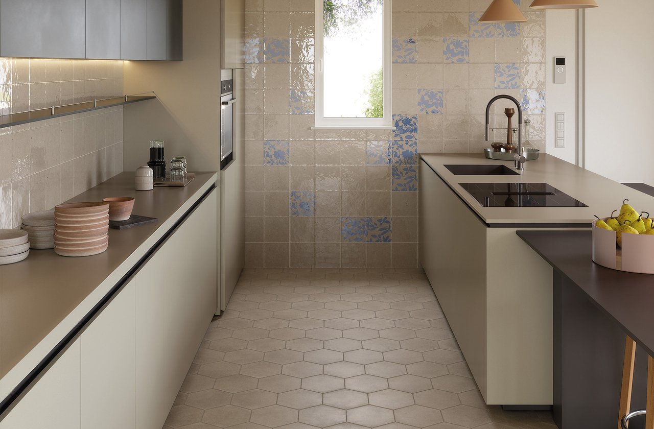 Piastrelle color Grigio FAP Ceramiche - MATERIA PURA porcelain tiles
