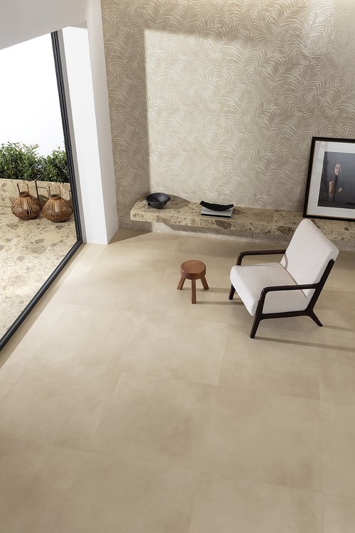 Immagine ambiente , realizzato con piastrelle della collezione: MILANO MOOD - Beige