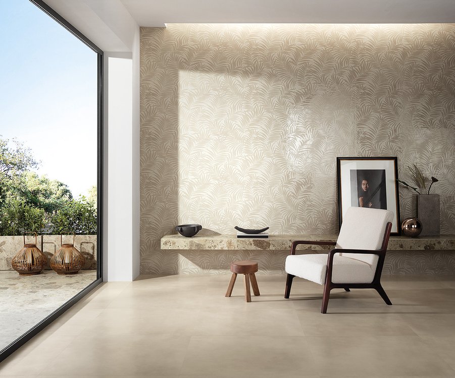 Immagine ambiente , realizzato con piastrelle della collezione: MILANO MOOD - Beige