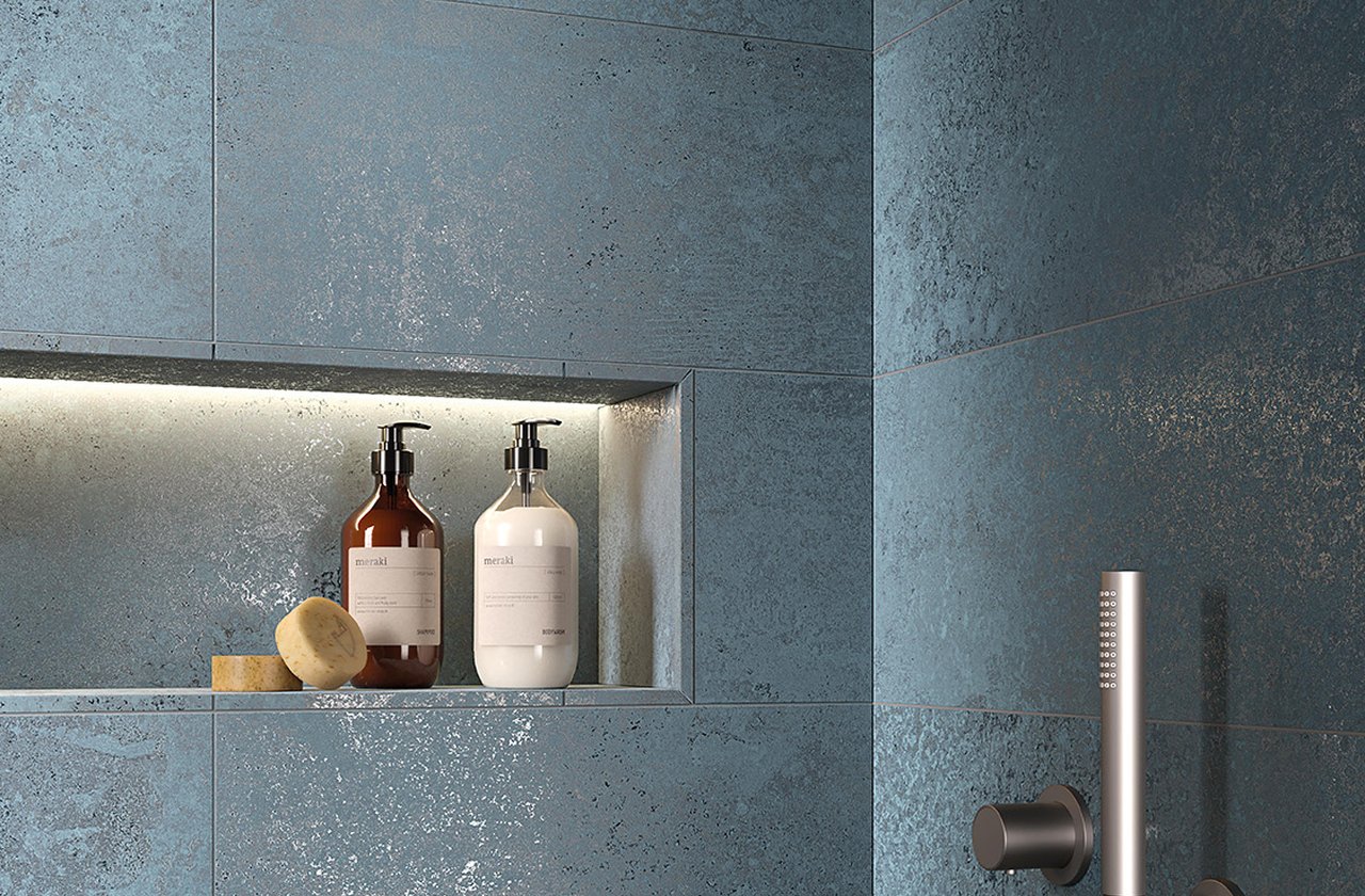 Piastrelle color Blu FAP Ceramiche - OXIDE
