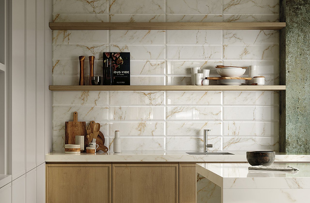 Tiles effect Marble FAP Ceramiche - ROMA GOLD