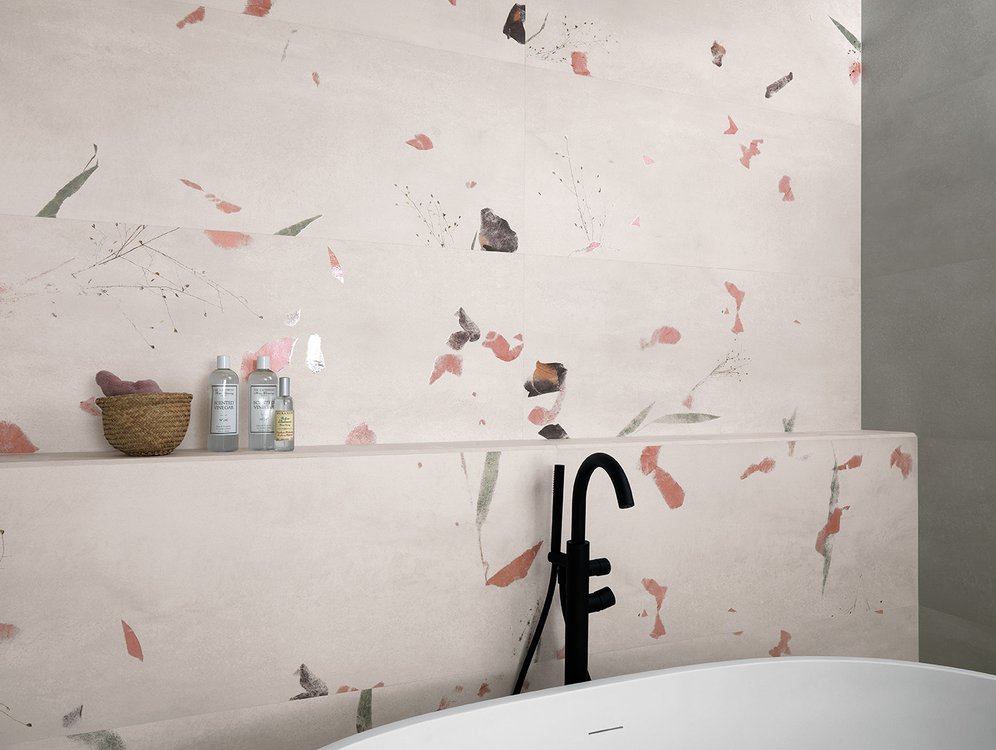 Immagine ambiente , realizzato con piastrelle della collezione: YLICO - Bianco