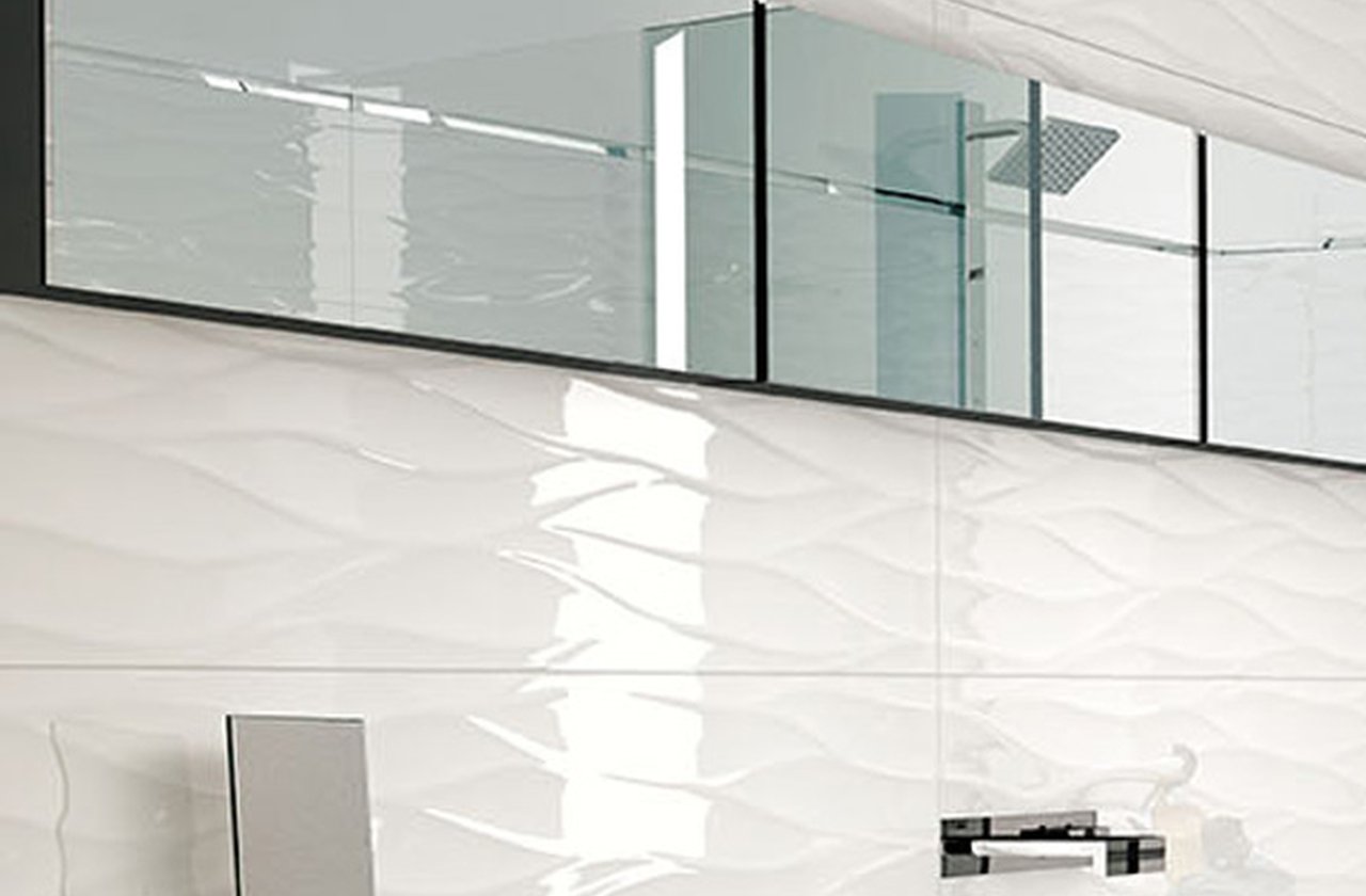 плитка ЦВЕТУ WHITE FAP Ceramiche - LUMINA 25x75